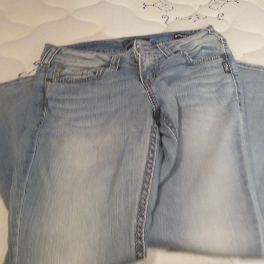 Silver jeans